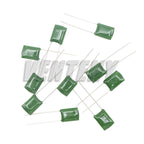 180pcs=18value*10pcs Polyester film capacitor Assorted Kit contains 2A104J 2A332J 2A472J 2A103J 2A333J 2A473J 2A563J 2A223J