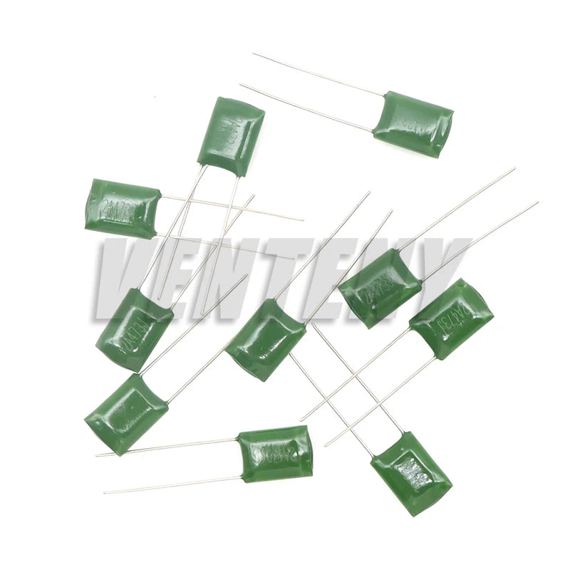 180pcs=18value*10pcs Polyester film capacitor Assorted Kit contains 2A104J 2A332J 2A472J 2A103J 2A333J 2A473J 2A563J 2A223J