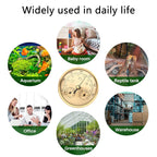 Metal 3 in 1 Barometer Weather Station for Indoor and Outdoor Use Barometer Thermometer Hygrometer with Round Frame