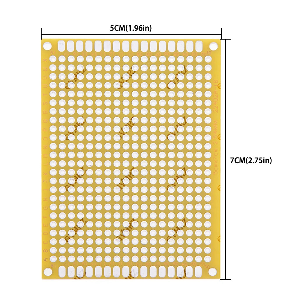 5x7cm/2x8cm/3x7cm/9x15cm/8x12cm Universal Through Hole Perfboard Double Sided PCB Prototype Board  Perfboard for DIY Electronics