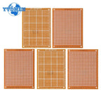 5/10pcs PCB Single Sided Circuit Board 5*7cm 7*9cm 9*15cm Bread Board Protoboard Universal Printed Circuit Boards DIY Set Yellow