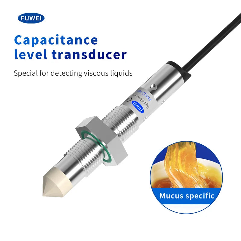 FUWEI FKY12-NP-FL Capacitive Contact Water & Oil Level Sensing Probe Proximity Switch Sensor for Level Detection