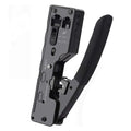 ZoeRax RJ45 Crimp Tool Ethernet Crimping Tool Wire Cutter Crimper for Cat7 Cat6a Cat6 Cat5e Pass Through Connectors