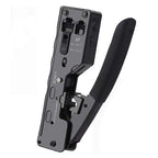 ZoeRax RJ45 Crimp Tool Ethernet Crimping Tool Wire Cutter Crimper for Cat7 Cat6a Cat6 Cat5e Pass Through Connectors
