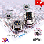 Magnetic Circular PogoPin Connector 2A Male Female Metal Spring Loaded 1/2/3/4/5/6 Pin DC Power Charger Wire JST SM Gold Plated