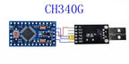 CH340 USB to TTL converter UART module CH340G upgrade download a small wire brush plate STC microcontroller board USB to serial