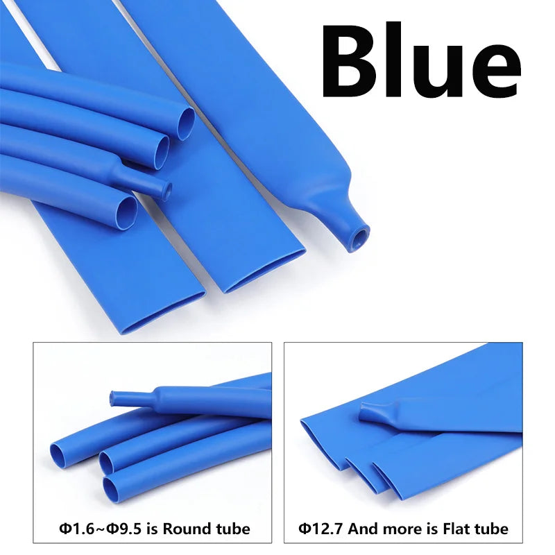 5Meters 3:1 Heat Shrink Tube With Glue Colorful 1.6-50mm Dual Wall Adhesive Lined Polyolefin Shrinkin ﻿Wrap Cable Protect Sleeve