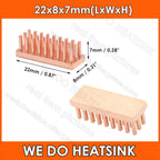 WE DO HEATSINK Small Tiny Useful Pure Copper Heat Sink Without or With Thermal Pad For Raspberry Pi Banana Pi IC Chipset Package