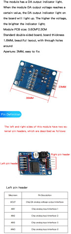 PCF8591 module AD/DA conversion module Temperature and illumination acquisition module For Arduino