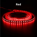 12V 2835 LED Strip Light 120LEDs/M Red Green Blue Yellow Warm WhiteTape Ribbon High Brightness 8mm Lamp For Room Decor Lighting
