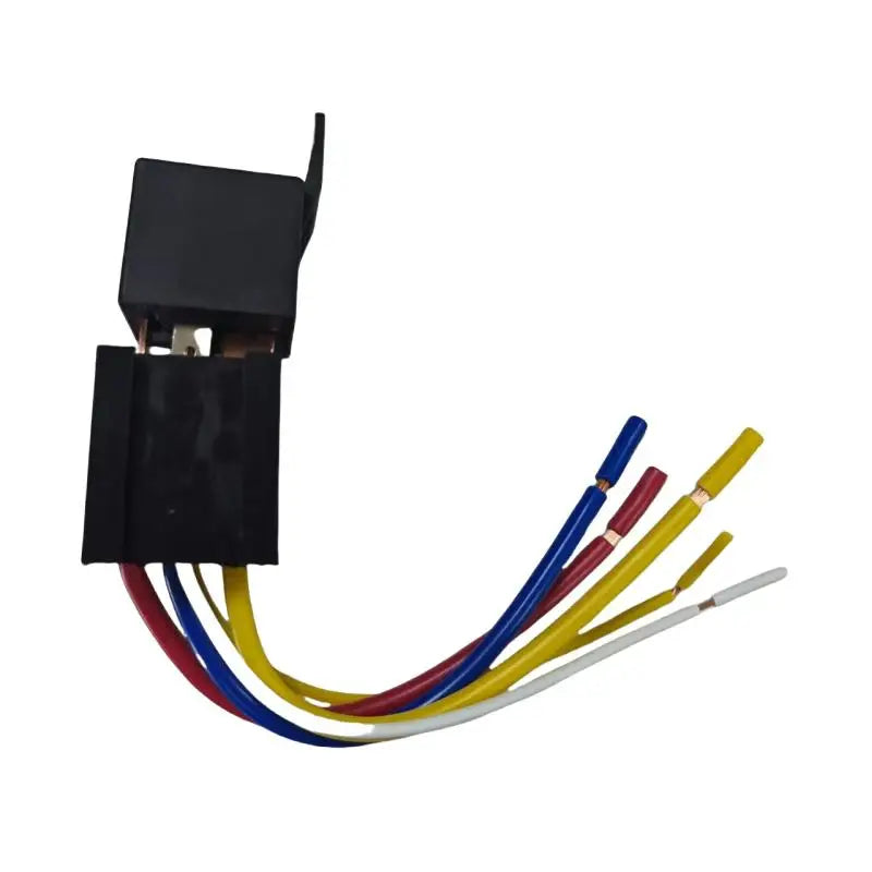 1Set 4/5 Pin Automotive Relay 12V DC 24V 40A Waterproof Relay For Motorcycle Headlight Air Conditioner With Socket