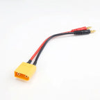 XT30 XT60 XT90 T Plug Charge Lead to 4.0mm Banana Plugs Charge Cable Silicone Wire 14AWG For Lipo Battery