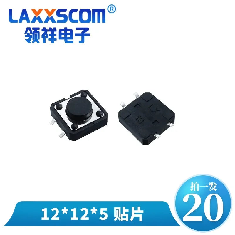20PCS 3*6 3*4 4*4 SMD Tactile Tact Push Button Switch 2Pin 4Pin Touch Micro Switch 3x4x2.5 3x6x5 3x6x2.5 4x4x1.5 12x12x5 4*4*2.5