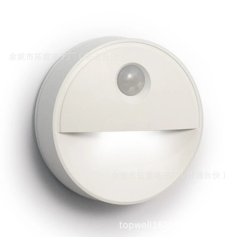 Intelligent induction home night light cabinet bedroom corridor steps wireless security human body sensor light