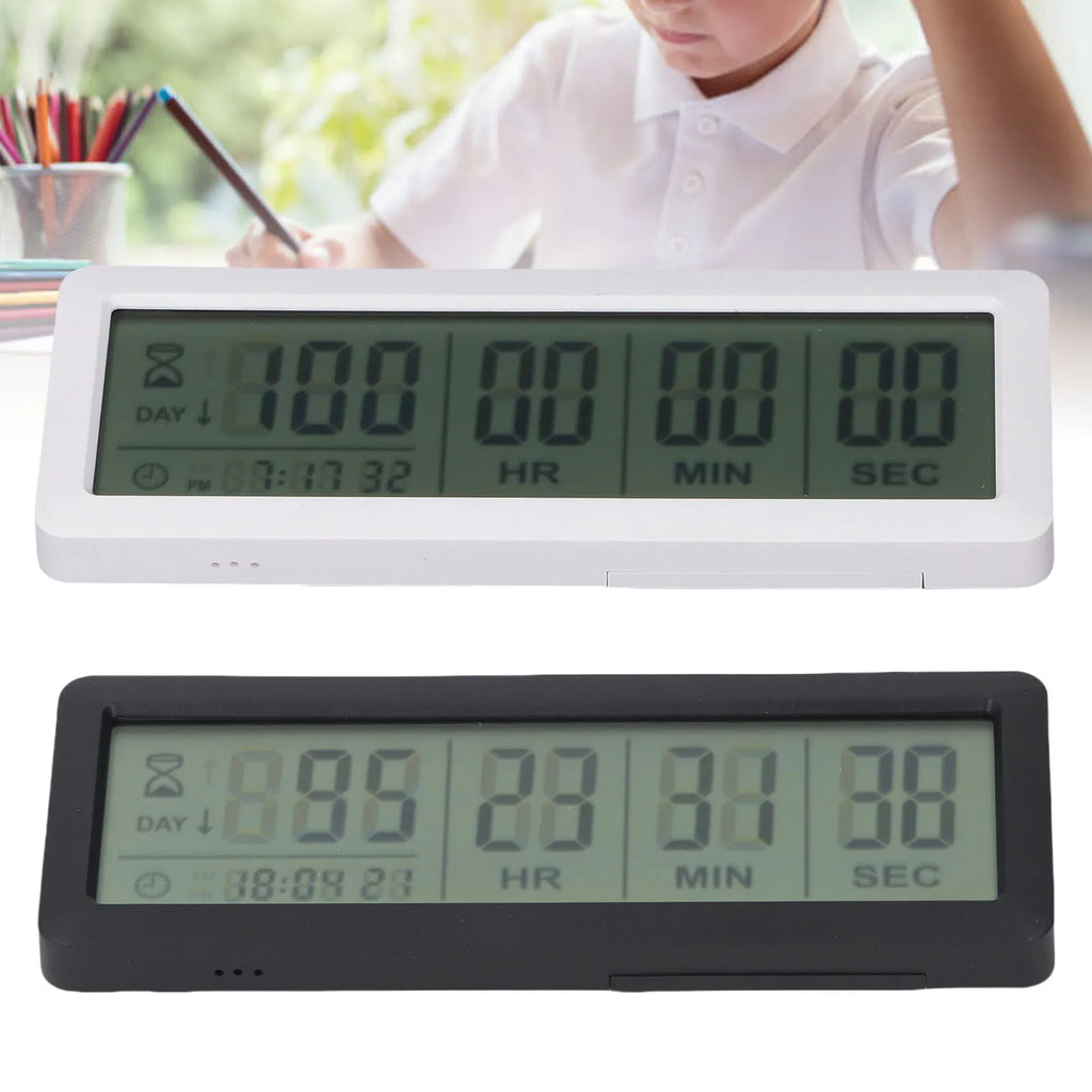1Pc Digital Countdown Days Timer 999 Days Count Down Clock Timer for Vacation Retirement Wedding Holiday