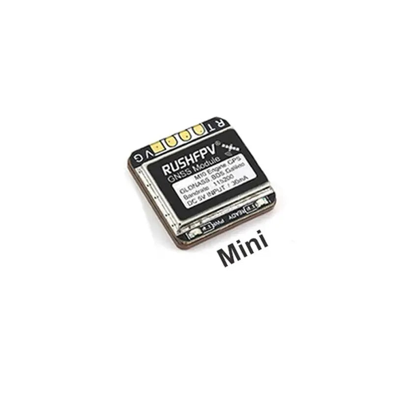 RUSHFPV GNSS Pro Mini Micro M10 GPS Module 10HZ Rate Built-in Ceramic Antenna for RC FPV Freestyle Drone DIY Parts