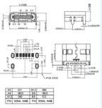 10Pcs USB 3.1 Type C 6/16/24 Pin Connector Male Female Charging Port PCB Mount Solder Socket