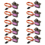 1/4/10Pcs MG90S Servo All Metal Gear 9g 180 360 SG90 Upgraded Version For Helicopter Plane Boat Car MG90 Trex 450 RC Robot