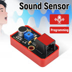 3PCS Kidsbits High Sensitivity  Microphone Sound Sensor Module for Arduino, Microbit,Raspberry Pi Compatible with Lego Blocks