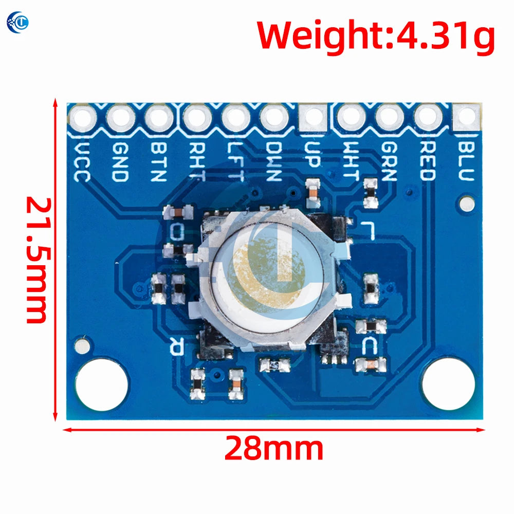 BlackBerry Trackball Sensor Mouse Trackball Hall Effect Sensor 360°Trackball Module