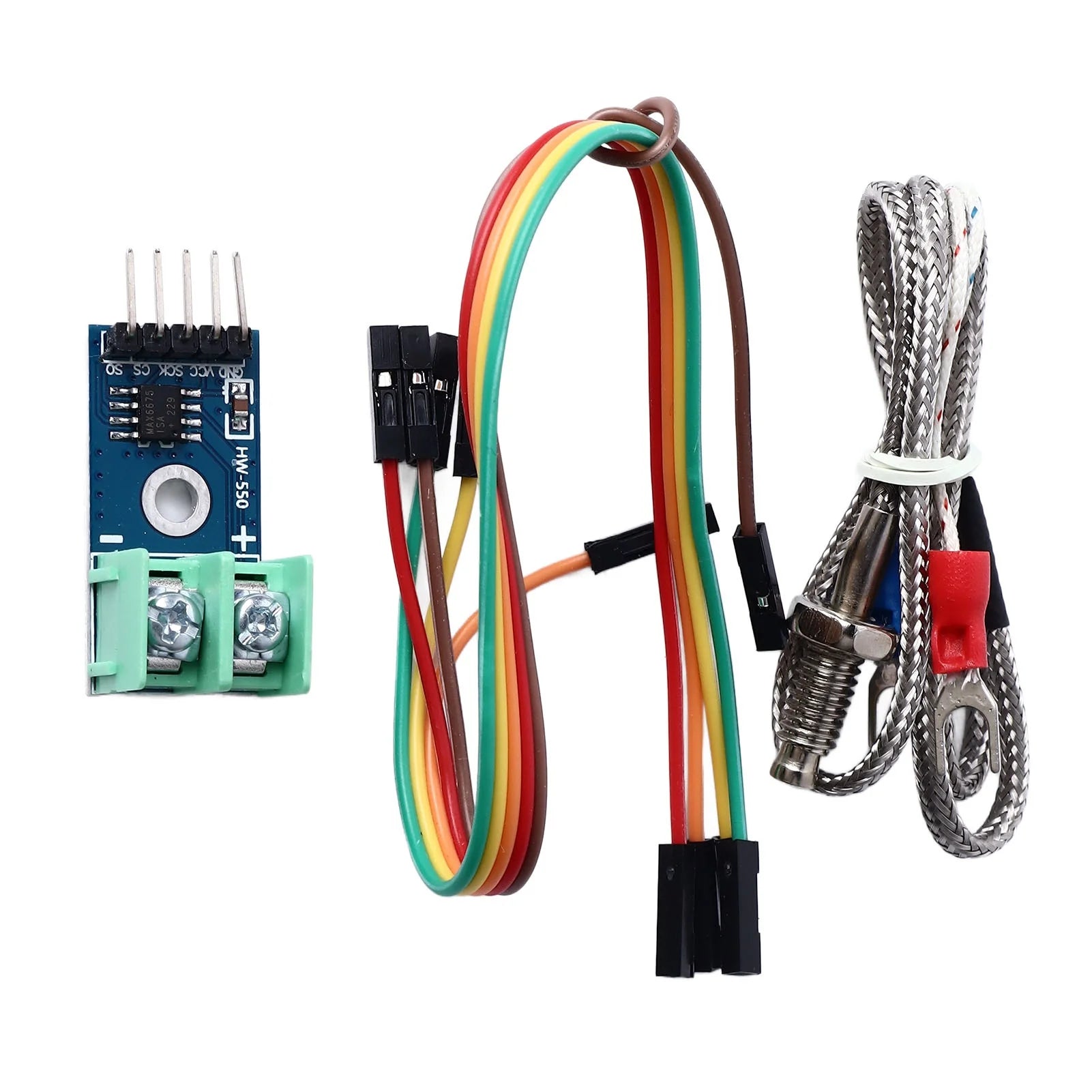 MAX6675 Type Thermocouple and Module Multifunctional K Type Thermocouple Temperature Sensor Set