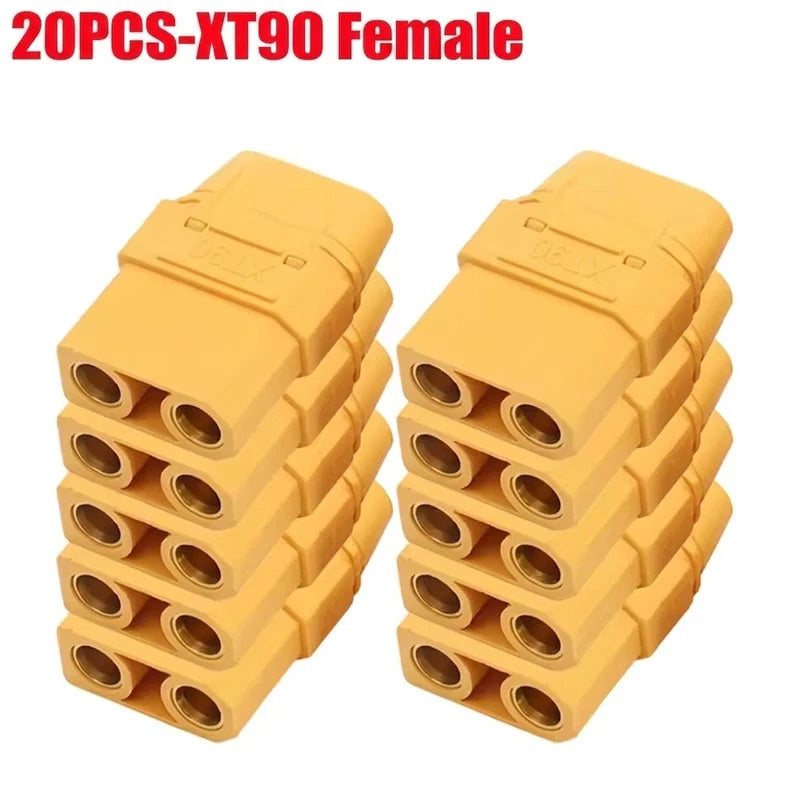 XT90 Male Female Car Connector Plug Welding Terminal Plugs for RC Lipo Battery Drone Auto Airplane Wire Cable Connectors Adapter