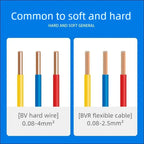 25PCS Electrical Cable Connectors Push-in Quick Terminal Blocks LED Cable Wiring Tool Wire Connectors Rail Installation Model