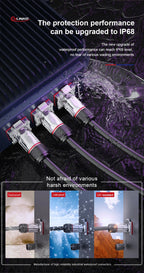 CNLINKO Waterproof Industrial BD20 Aviation Connector 2 3 4 5 7 9 12 14 Pin Plug and Socket Panel Mount Metal Wire Connectors