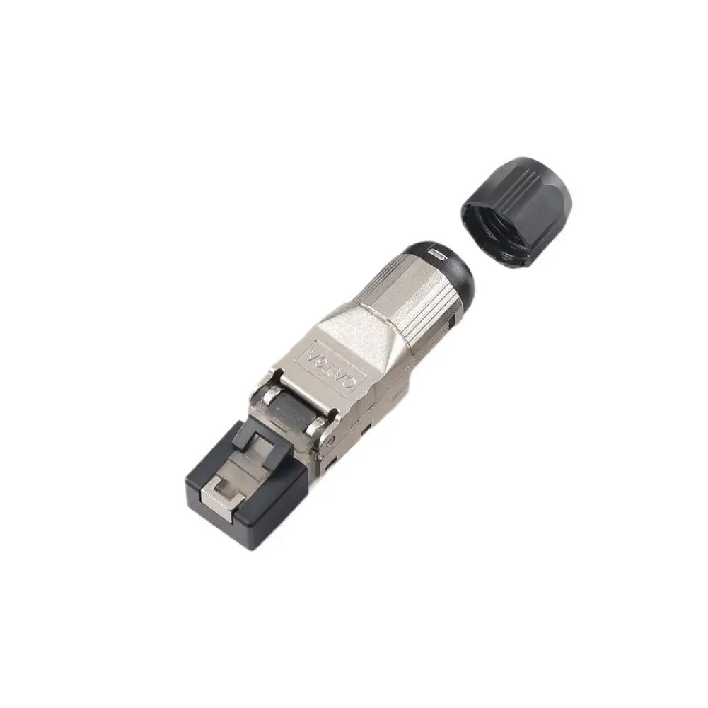 CAT6A Cat8 Cat7  RJ45 Shielded Toolless Connector, 10Gbps Professional Ethernet Modular Plug for Network Cable for 22AWG-24AWG