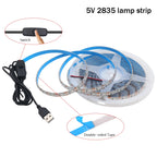 5V 2835 LED Strip Light USB 60Leds/m Flexible Fita Led Tape With Switch White Warm White Waterproof LED Lights for Room Decor