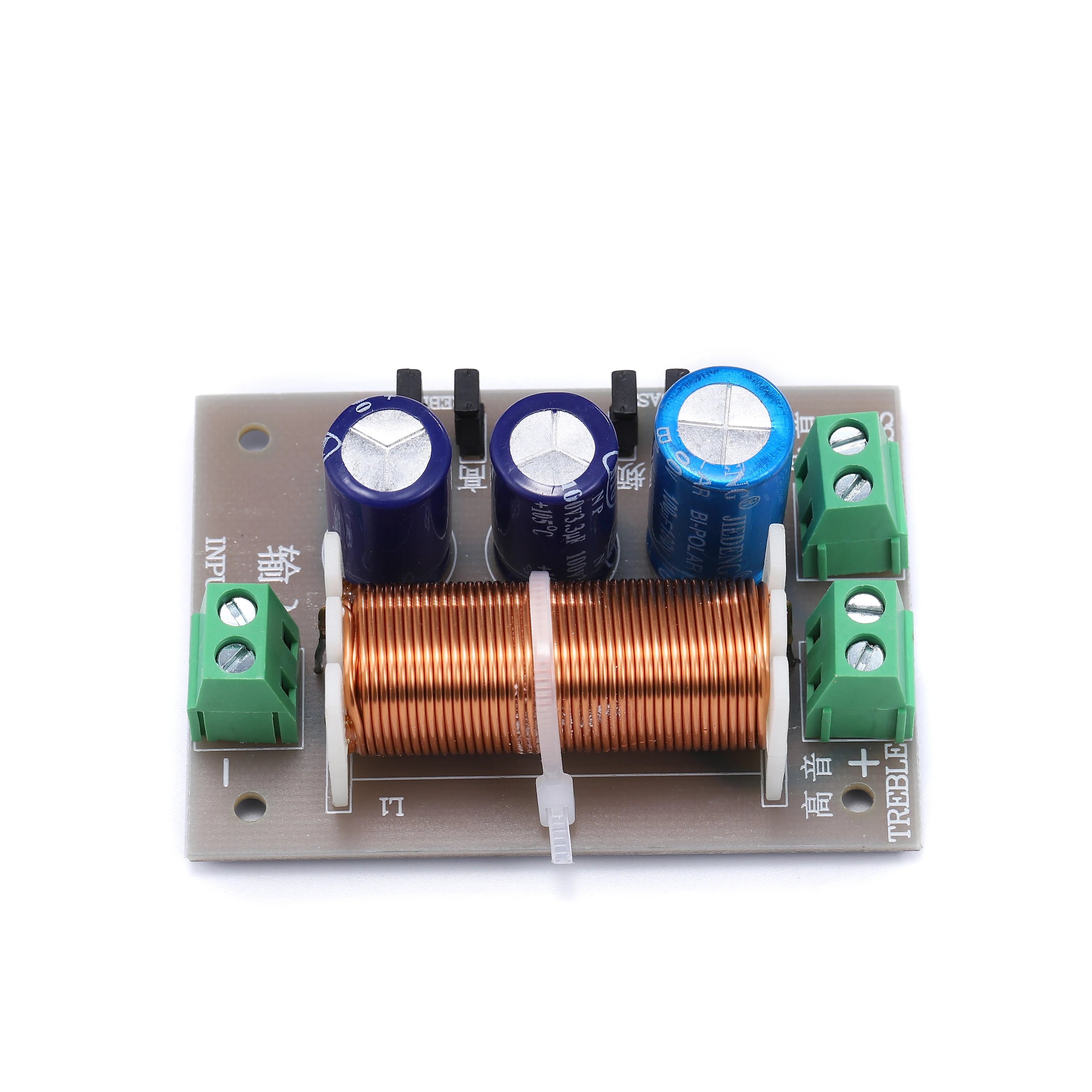 YLY-2088 400W Adjustable 2 Way Crossover Filters 1 Unit Audio Speaker Frequency Divider Full Range Treble Bass