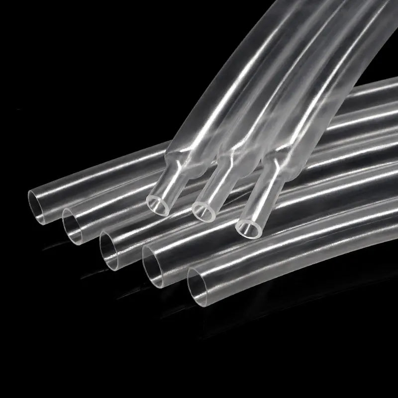 3/5M Transparent 2:1 Shrink Ratio Heat Shrink Tube Dia 0.6~80mm Insulated Cable Protecctor Connector Sleeving DIY Wrap Wire