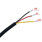 -ABAB Stainless Steel For Raspberry Pi DS18B20 Waterproof Temperature Sensor Probe Moudle Module Kit, 5 Pieces, 1 Meter