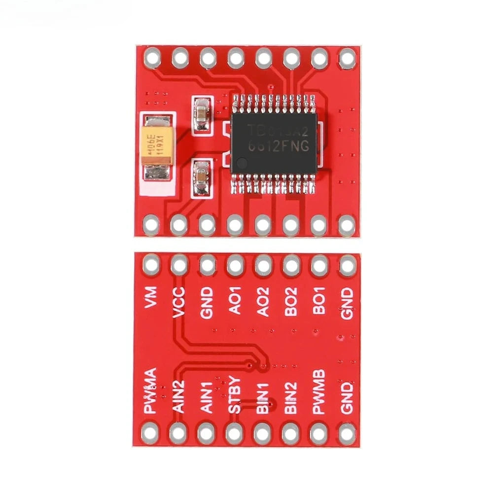 TB6612 DRV8833 Dual Motor Driver 1A TB6612FNG for Arduino Microcontroller Better than L298N