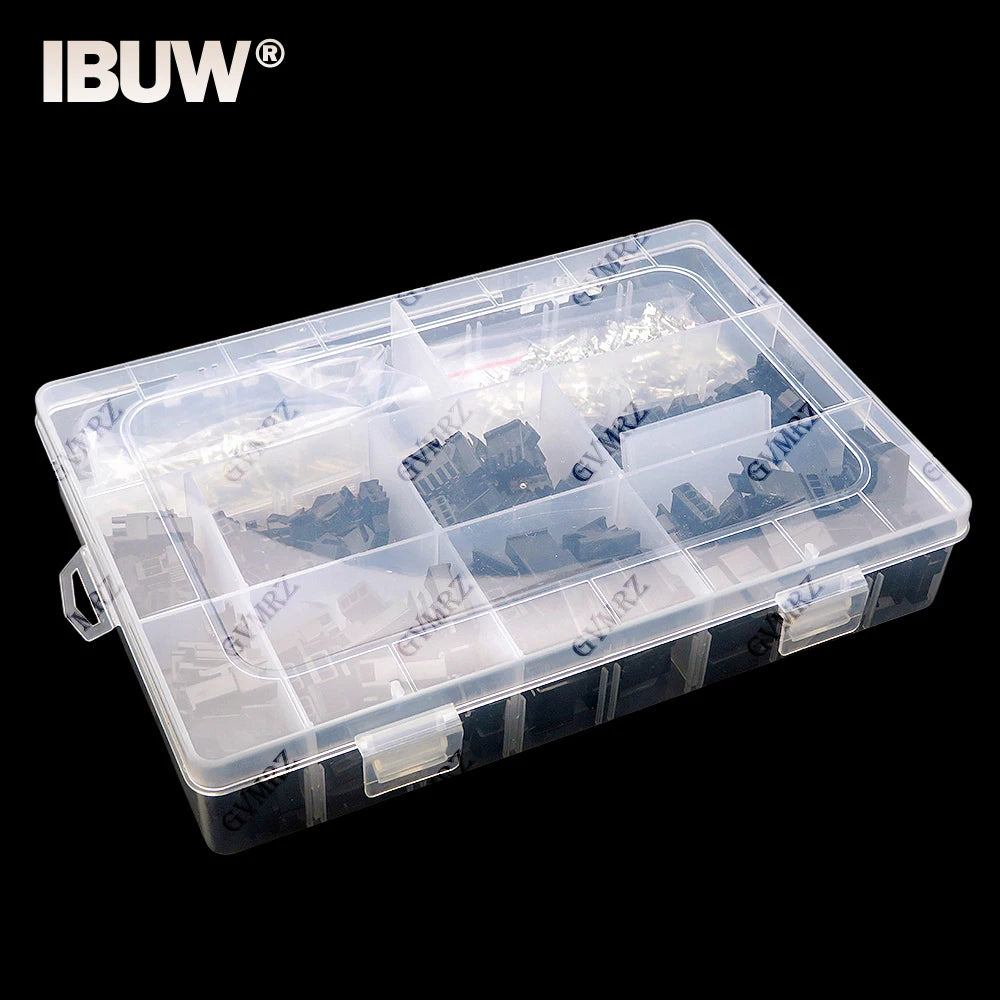 520PCS/box 2.54mm Pitch 2 3 4 5 Pin JST SM Male & Female Plug Housing Pin Header Crimp Terminals Connector Kit