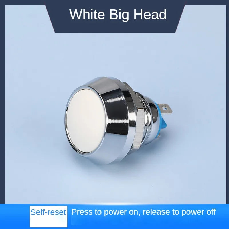 12MM Small Mini Metal Push Button Switch 12V 220v On Off Start Stop Momentary Colorful Black Oxide Waterproof Round Head Wedding
