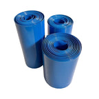 1kg Blue PVC Heat Shrink Sleeve Roll 110-450mm Wide Insulating Film for DIY Lithium Battery Pack Assembly