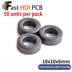 Anti-Interference Ferrite Toroid Core Ni-Zn - High Frequency Common Mode Inductor Ring for Electronic Equipment