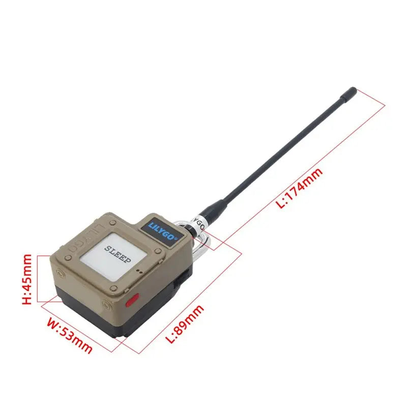 LILYGO TTGO Meshtastic T-Echo Plus 1.54 E-Paper GNSS RTC 433Mhz Lora Wireless Module SX1262 L76K NRF52840 BHI260AP