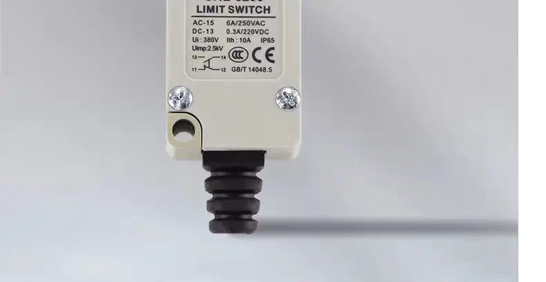 CNTD CHL-5200 Industrial Limit Switch Roller Plunger 6A 250V AC IP65 Heavy Duty Waterproof for Automation Machinery