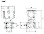 QD-3051 4-20mA+Hart Intelligent Micro Differential Pressure Sensor Capacitance Explosion-proof Pressure Transmitter