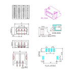 20Pcs JST ZH 1.5mm Pitch SMD Wire-to-Board Connector Header 2/3/4/5/6/7/8/910 Pin Vertical Horizontal Socket