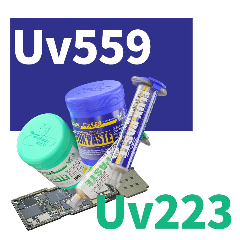 MECHANIC UV223/UV559 LEAD-FREE Soldering Flux Solder Paste for Smartphone Tablet Computer BGA SMD PCB Welding Repair Tools