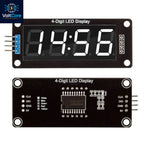 TM1637 LED Display Module for Arduino 4 Digit 7 Segment 0.56 inch Time Clock Indicator Tube Module Red Blue Green Yellow White