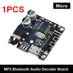 1/5PCS GREATZT DIY Bluetooth Audio Receiver Board Bluetooth 5.0 MP3 Car Audio Board Stereo Music Module 3.7-5V
