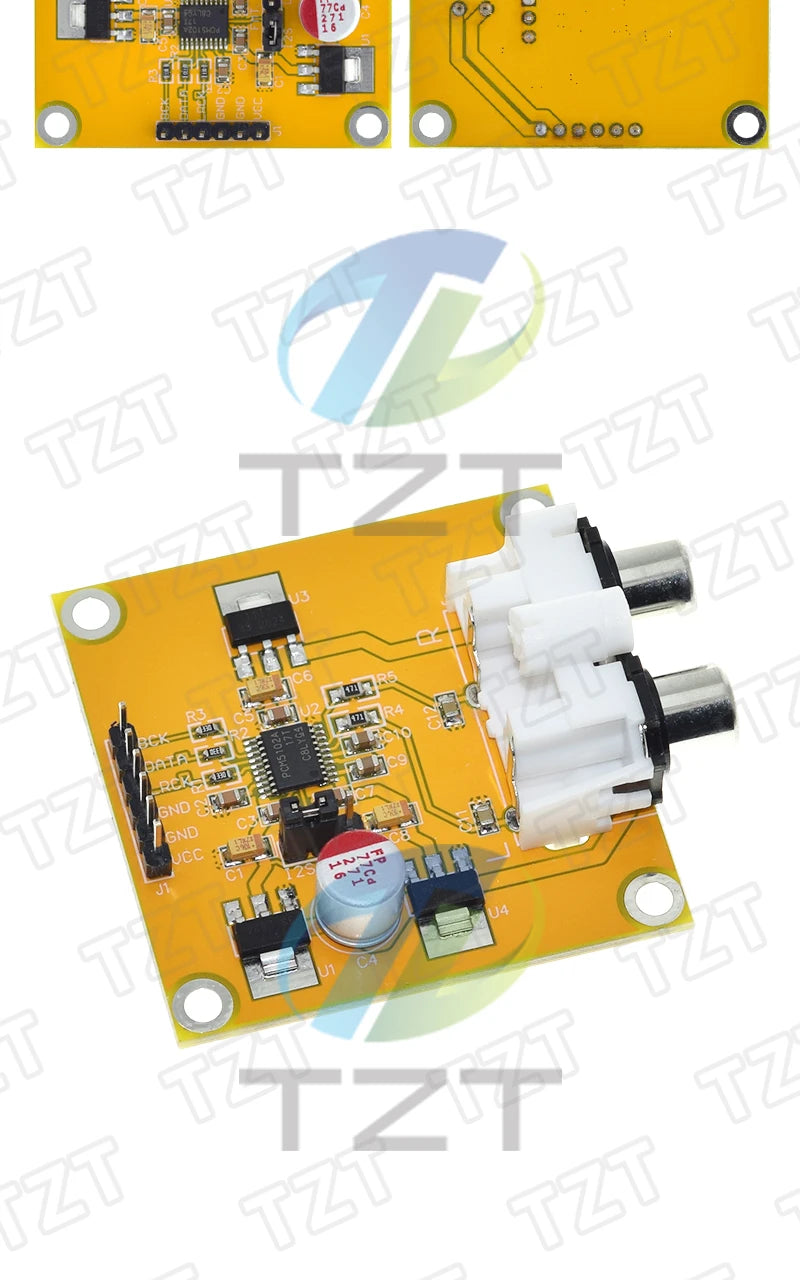1/3PCS PCM5102 PCM5102A DAC Decoder Board I2S Input 32Bit 384K for Red Core Player Supports I2S Format/Left Justified