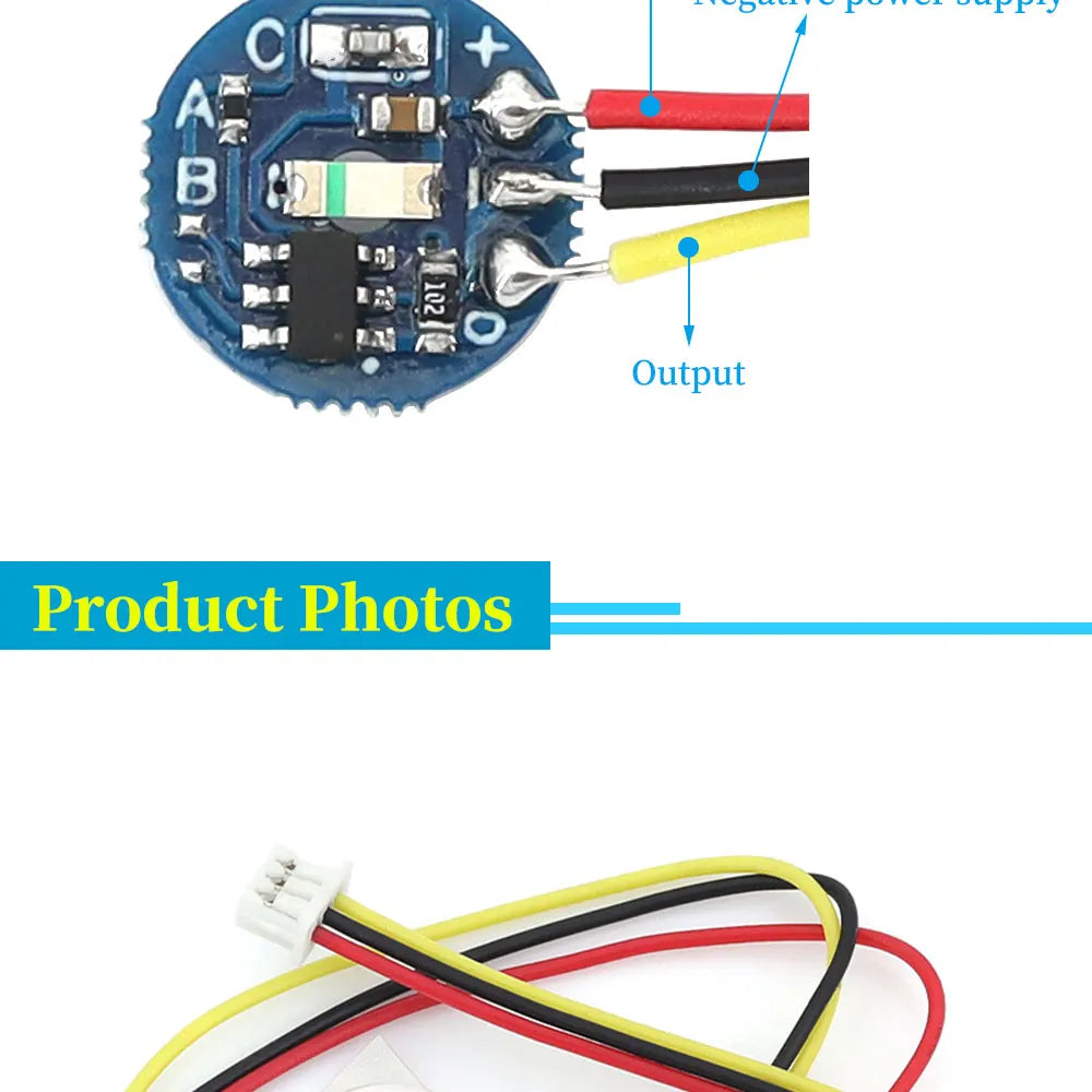 3V-30V Touch Control Switch Module Bistable Latching LED Touch Sensor Solder Wire Type