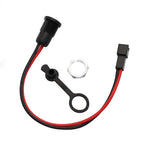 1/5/10pcs DC 5.5 * 2.1mm Power Socket Female Panel Mount To 2Pin JST SM Male Plug 5.5X2.1MM Connector Cable for Electric Scooter
