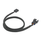 1 to 1 Way Splitter Black Sleeved 26/40cm Extension Cable Connector 4Pin PWM Extension Cables 4 Pin Pwm Fan Cable