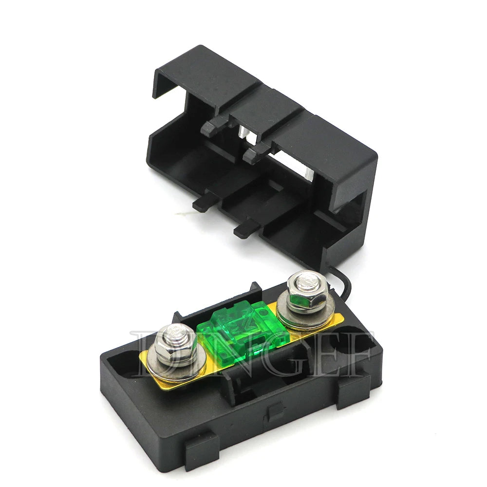 1Set ANS ANL trumpet Fork Plug Fuse 20A 30A 40A 50A 60A 70A 80A 100A 150A 200A Bolt fixed insurance film ANS-8 Safety plate base